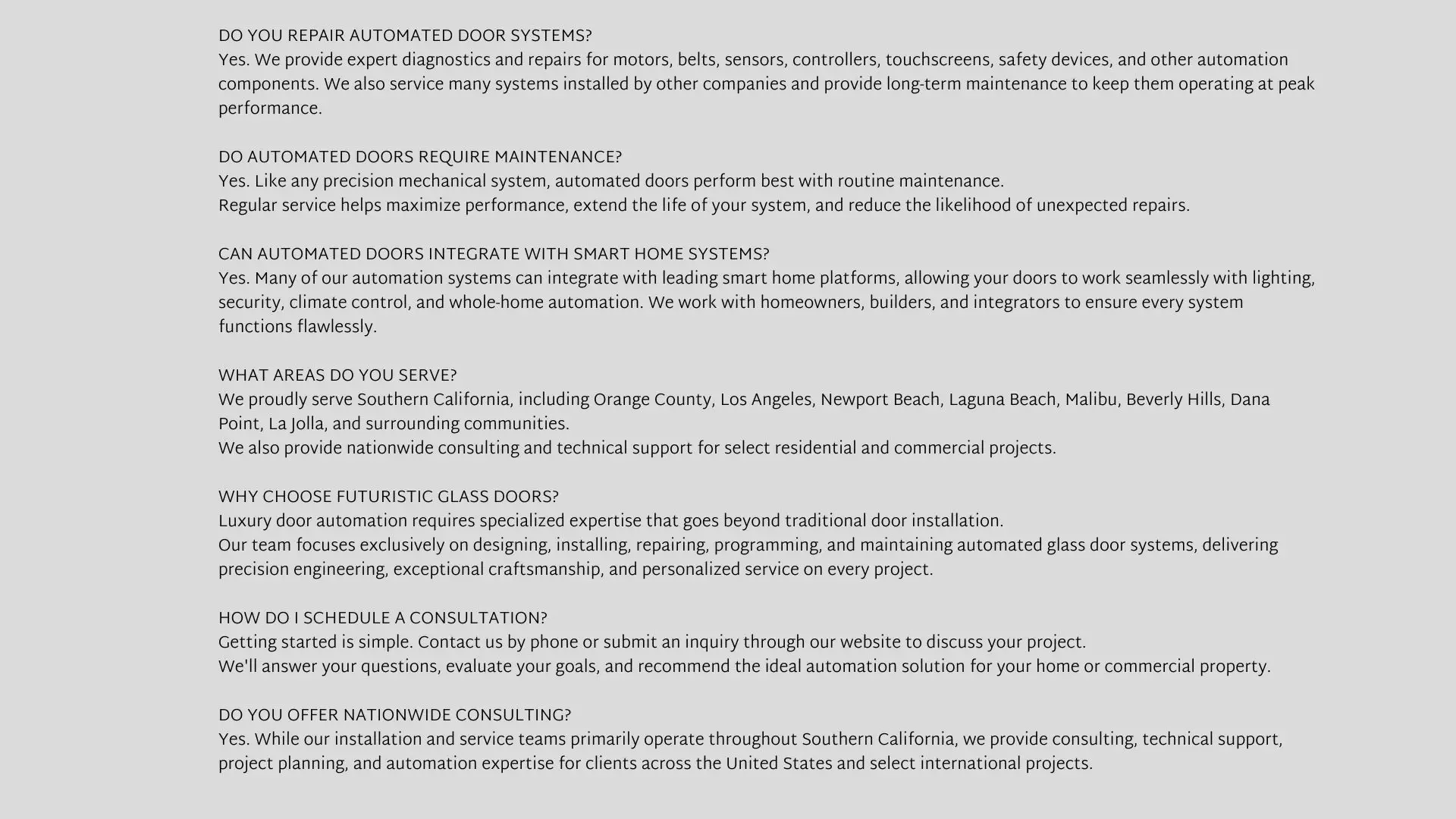 Everything You Need to Know About Luxury Door Automation