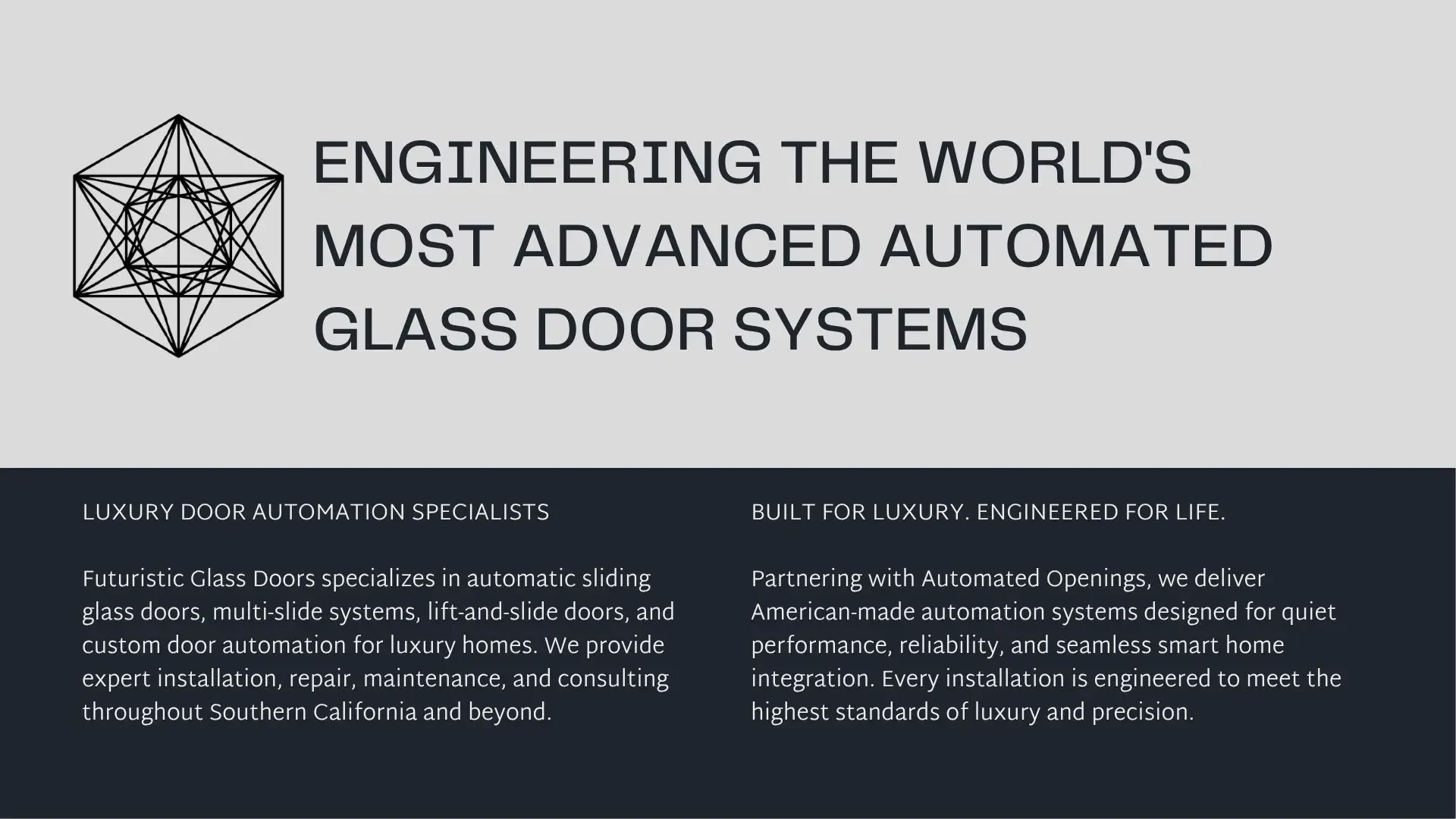 Engineering the World's Most Advanced Automated Glass Door Systems