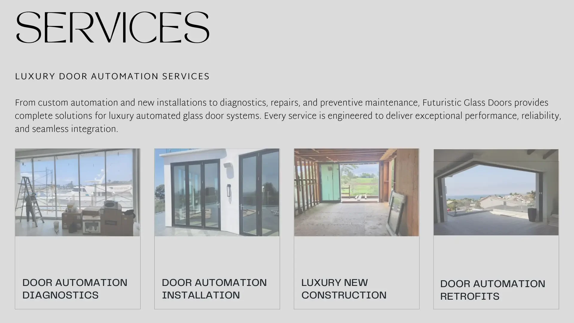 Luxury Door Automation Services